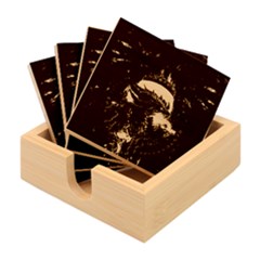 Dragon Fire Fantasy Art Bamboo Coaster Set