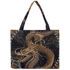 Fantasy Dragon Pentagram Mini Tote Bag