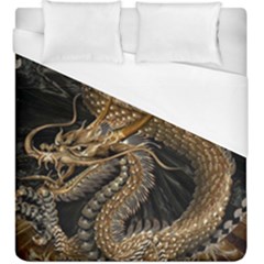 Fantasy Dragon Pentagram Duvet Cover (king Size)