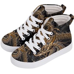 Fantasy Dragon Pentagram Kids  Hi-top Skate Sneakers