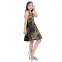 Fantasy Dragon Pentagram Kids  Skater Dress View3