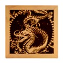 Fantasy Dragon Pentagram Wood Photo Frame Cube View2