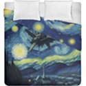 Spaceship Starry Night Van Gogh Painting Duvet Cover Double Side (King Size) View2