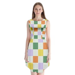 Board Pictures Chess Background Sleeveless Chiffon Dress   by Maspions