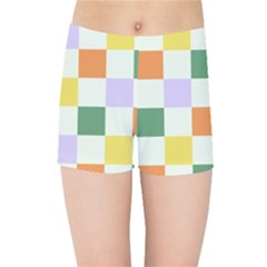 Board Pictures Chess Background Kids  Sports Shorts