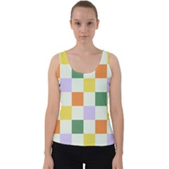 Board Pictures Chess Background Velvet Tank Top by Maspions