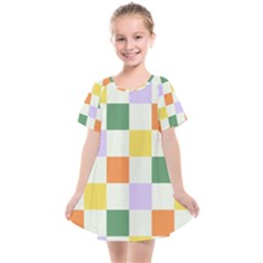 Board Pictures Chess Background Kids  Smock Dress