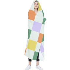 Board Pictures Chess Background Wearable Blanket