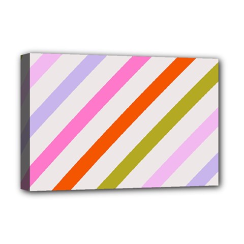 Lines Geometric Background Deluxe Canvas 18  X 12  (stretched)