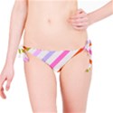 Lines Geometric Background Bikini Bottoms View1