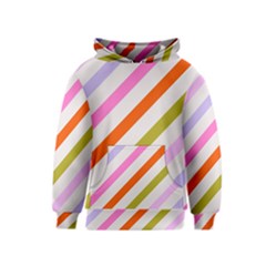 Lines Geometric Background Kids  Pullover Hoodie