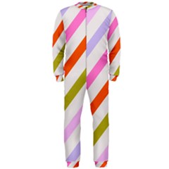 Lines Geometric Background Onepiece Jumpsuit (men)