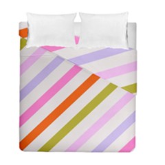 Lines Geometric Background Duvet Cover Double Side (full/ Double Size)