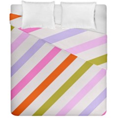 Lines Geometric Background Duvet Cover Double Side (california King Size)