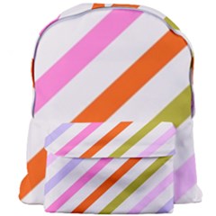 Lines Geometric Background Giant Full Print Backpack