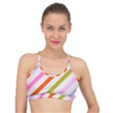 Lines Geometric Background Basic Training Sports Bra View1