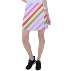 Lines Geometric Background Tennis Skirt by Maspions