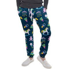 Cute Babies Toys Seamless Pattern Men s Jogger Sweatpants by Apen