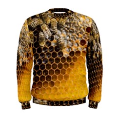 Honeycomb With Bees Men s Sweatshirt by Apen