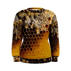 Honeycomb With Bees Women s Sweatshirt by Apen