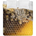 Honeycomb With Bees Duvet Cover Double Side (California King Size) View1