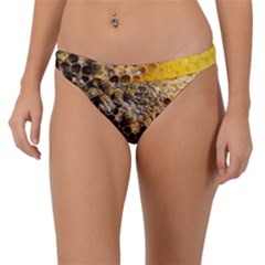 Honeycomb With Bees Band Bikini Bottoms by Apen