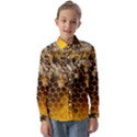 Honeycomb With Bees Kids  Long Sleeve Shirt View1