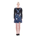 Cute Astronaut Cat With Star Galaxy Elements Seamless Pattern Suspender Skater Skirt View2