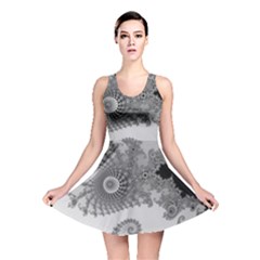 Apple Males Almond Bread Abstract Mathematics Reversible Skater Dress by Apen