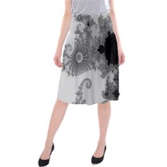 Apple Males Almond Bread Abstract Mathematics Midi Beach Skirt by Apen