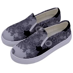 Apple Males Almond Bread Abstract Mathematics Kids  Canvas Slip Ons by Apen