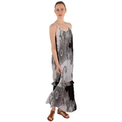 Apple Males Almond Bread Abstract Mathematics Cami Maxi Ruffle Chiffon Dress by Apen