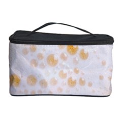 Beer Foam Texture Macro Liquid Bubble Cosmetic Storage Case by Cemarart