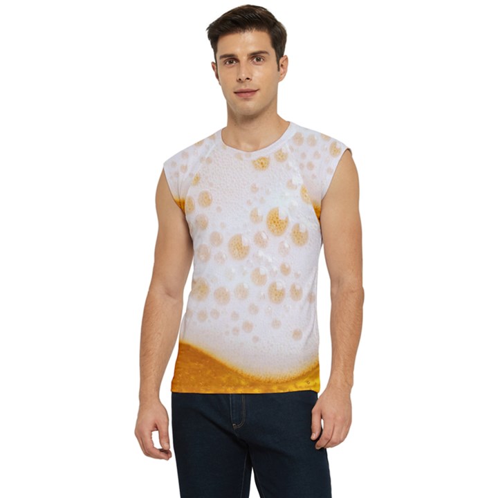 Beer Foam Texture Macro Liquid Bubble Men s Raglan Cap Sleeve T-Shirt