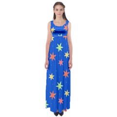 Background Star Darling Galaxy Empire Waist Maxi Dress