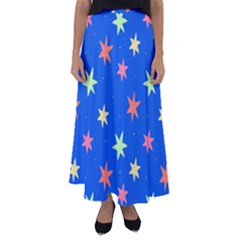 Background Star Darling Galaxy Flared Maxi Skirt