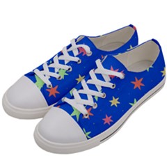 Background Star Darling Galaxy Men s Low Top Canvas Sneakers