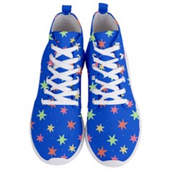 Background Star Darling Galaxy Men s Lightweight High Top Sneakers