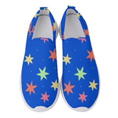 Background Star Darling Galaxy Women s Slip On Sneakers