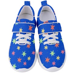 Background Star Darling Galaxy Women s Velcro Strap Shoes