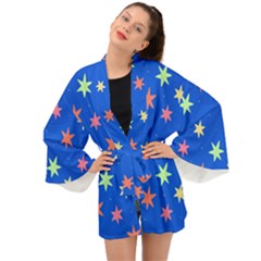 Background Star Darling Galaxy Long Sleeve Kimono