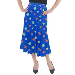 Background Star Darling Galaxy Midi Mermaid Skirt