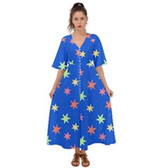 Background Star Darling Galaxy Kimono Sleeve Boho Dress