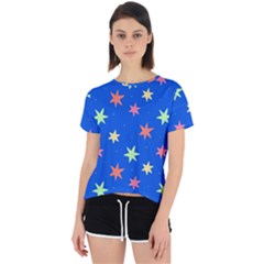 Background Star Darling Galaxy Open Back Sport T-shirt