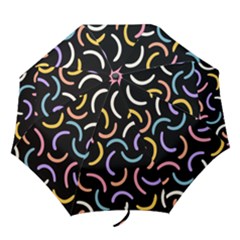 Abstract Pattern Wallpaper Folding Umbrellas