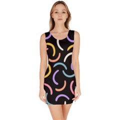 Abstract Pattern Wallpaper Bodycon Dress