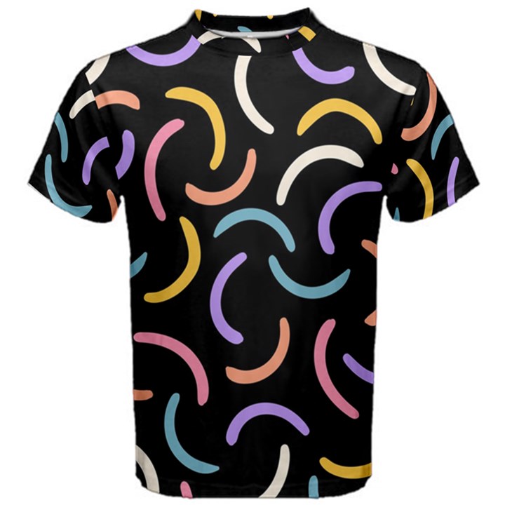 Abstract Pattern Wallpaper Men s Cotton T-Shirt