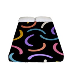 Abstract Pattern Wallpaper Fitted Sheet (full/ Double Size)