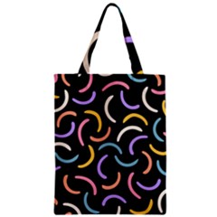 Abstract Pattern Wallpaper Zipper Classic Tote Bag