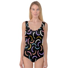 Abstract Pattern Wallpaper Princess Tank Leotard 